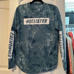 Hollister - Men’s Teal Long-sleeved Tee